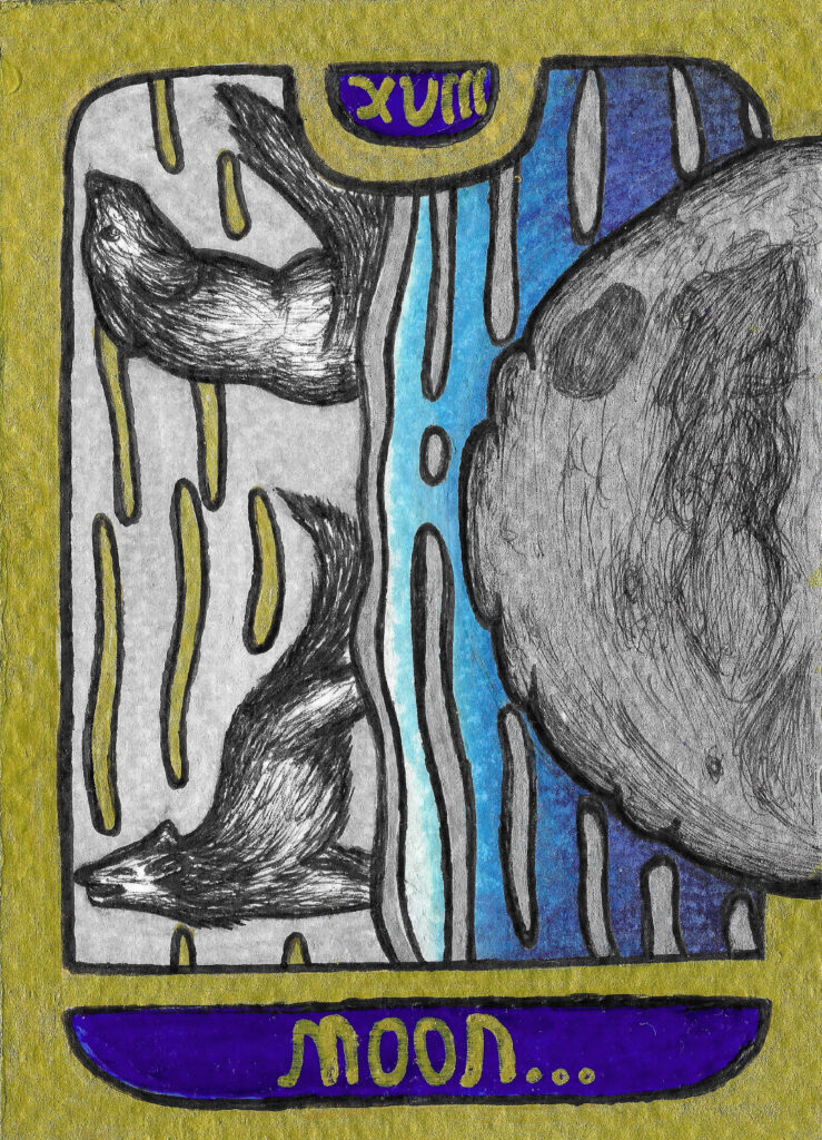 Tarrot Stella Maris 18 moon