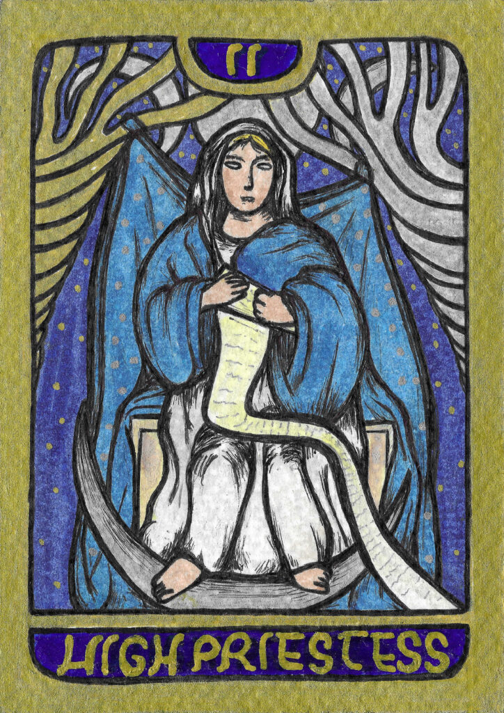 Tarrot Stella Maris 2 high priestess